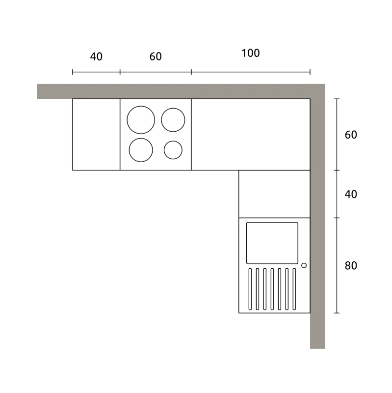 JUNONA LINE NAR3 bez pracovnej dosky 3